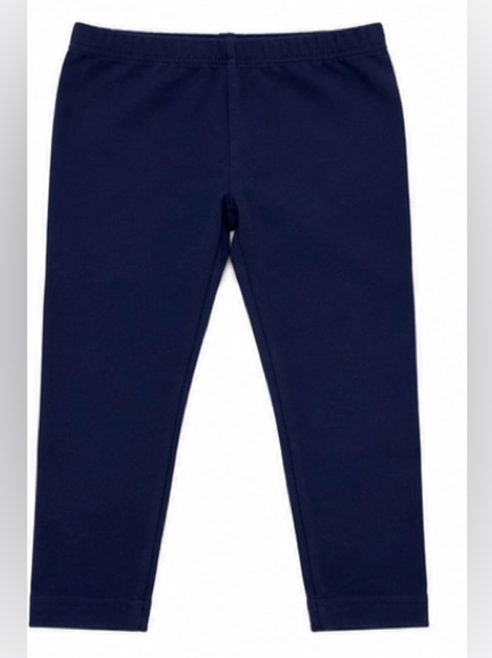 Bella Bliss Navy Cotton Stretch Leggings Girls Size 7/8 EUC